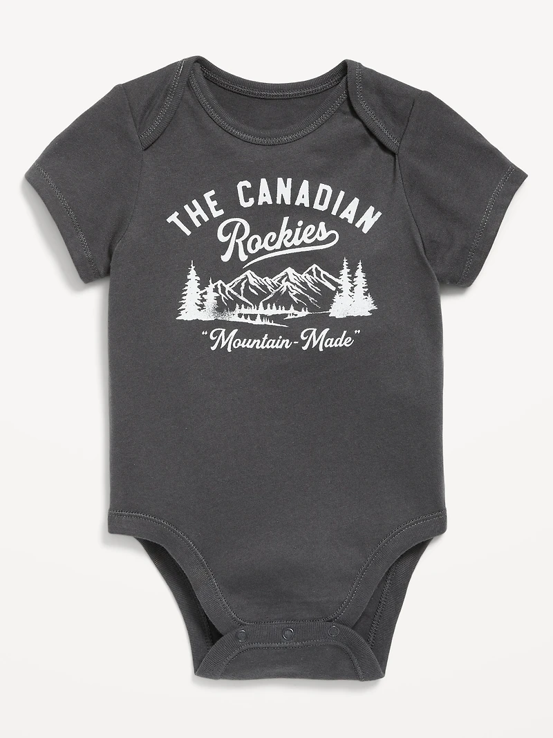 Short-Sleeve Canada Graphic Bodysuit for Baby