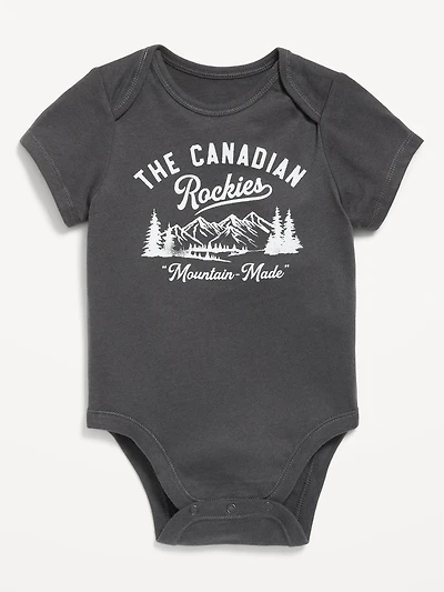 Short-Sleeve Canada Graphic Bodysuit for Baby