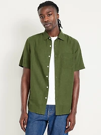 Classic Fit Everyday Linen-Blend Shirt