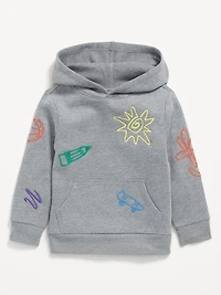 Embroidered Pullover Hoodie for Toddler Boys