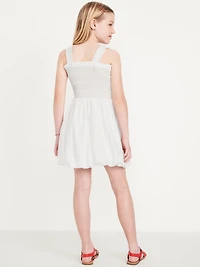 Sleeveless Smocked Bubble Dress for Girls