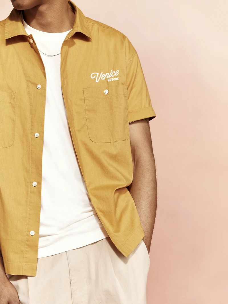 Cropped Utility Shirt