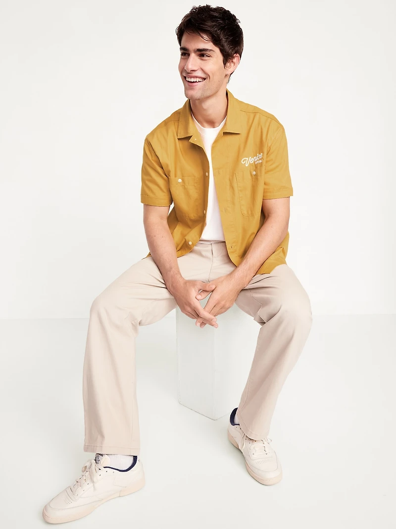 Cropped Utility Shirt