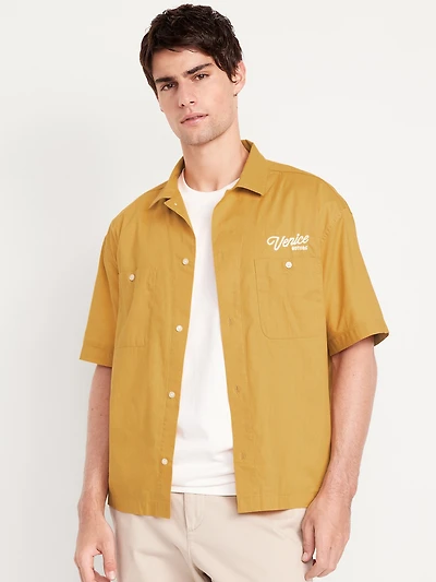 Cropped Utility Shirt