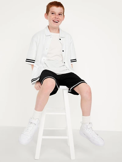 Collared Mesh Go-Dry Cool Performance Shirt for Boys