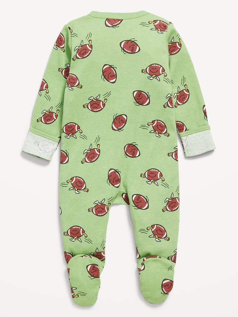 2-Way-Zip Sleep & Play Footed One-Piece for Baby