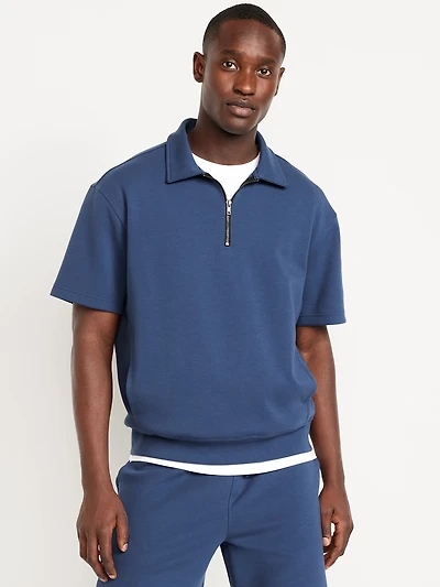 Dynamic Fleece Quarter-Zip Polo