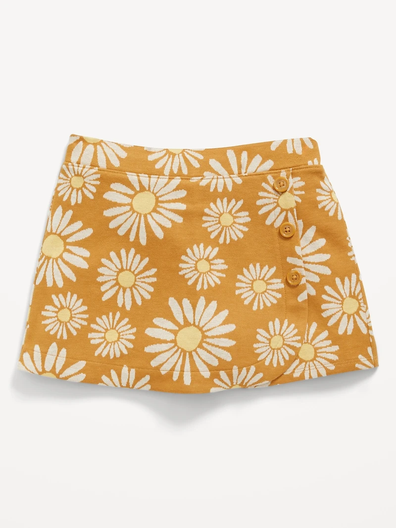 Wrap-Front Skort for Girls