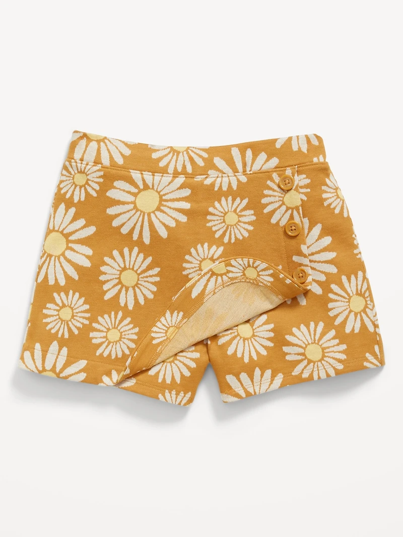 Wrap-Front Skort for Girls