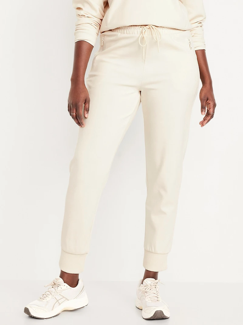 High-Waisted Dynamic Fleece Jogger Sweatpants