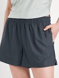 High-Waisted CloudMotion Shorts -- 3-inch inseam