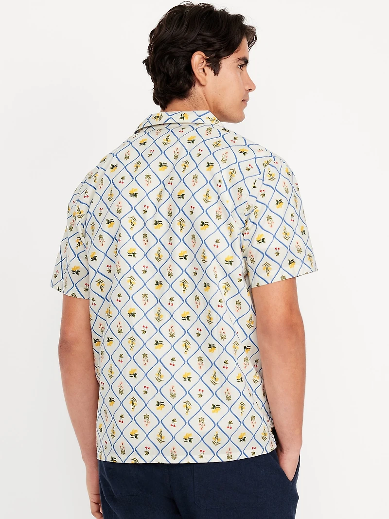Short-Sleeve Camp Shirt