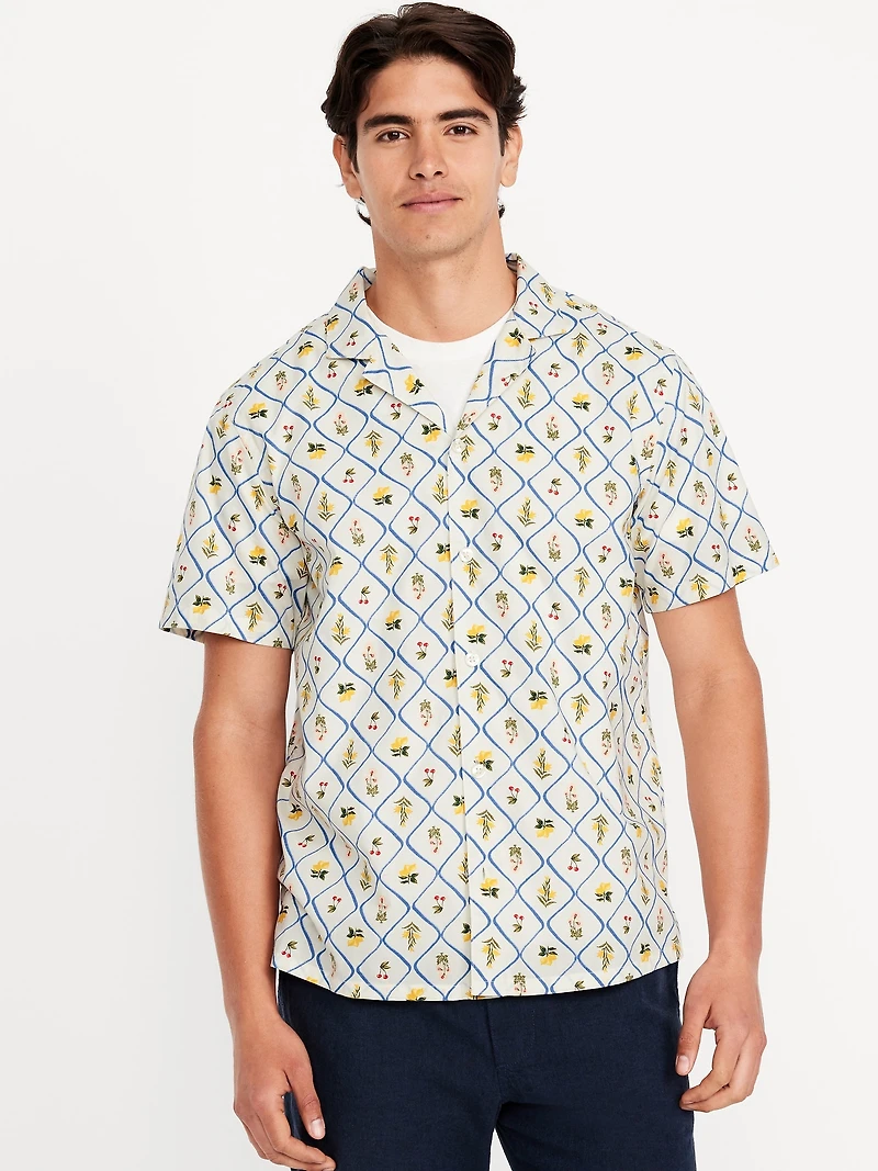 Short-Sleeve Camp Shirt