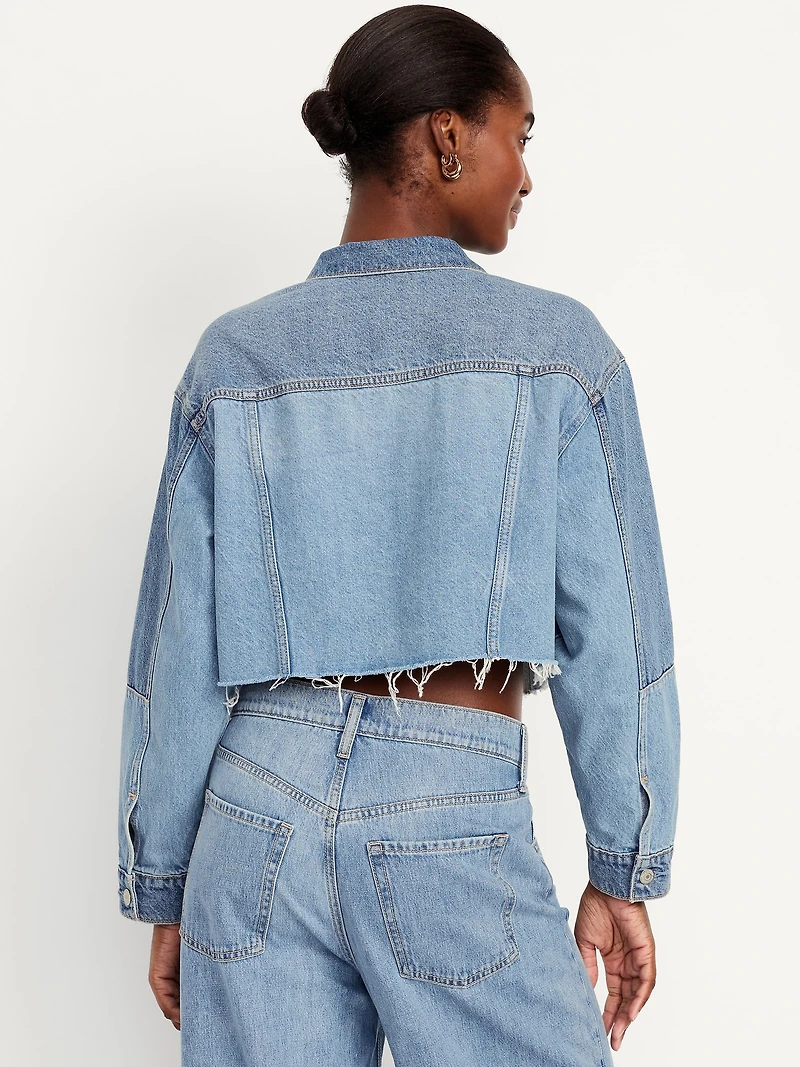 Cropped Jean Jacket