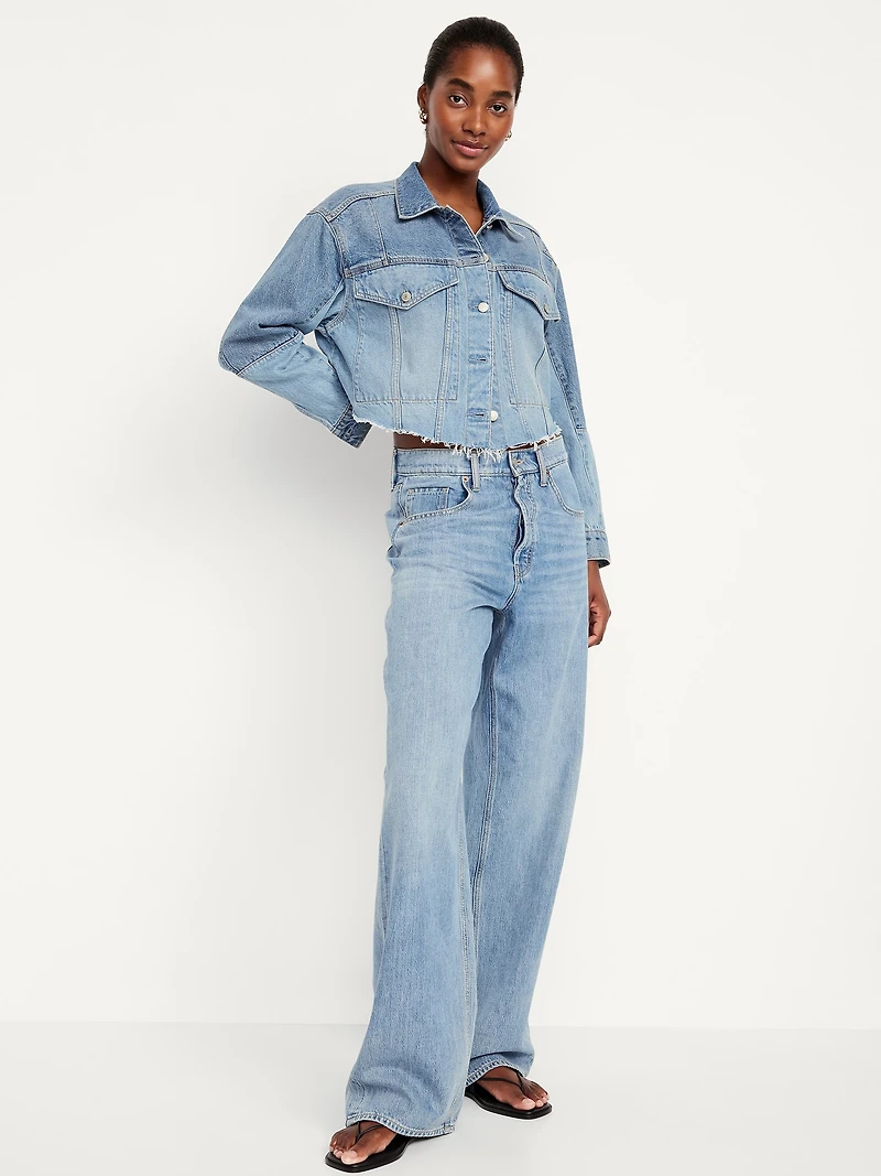 Cropped Jean Jacket