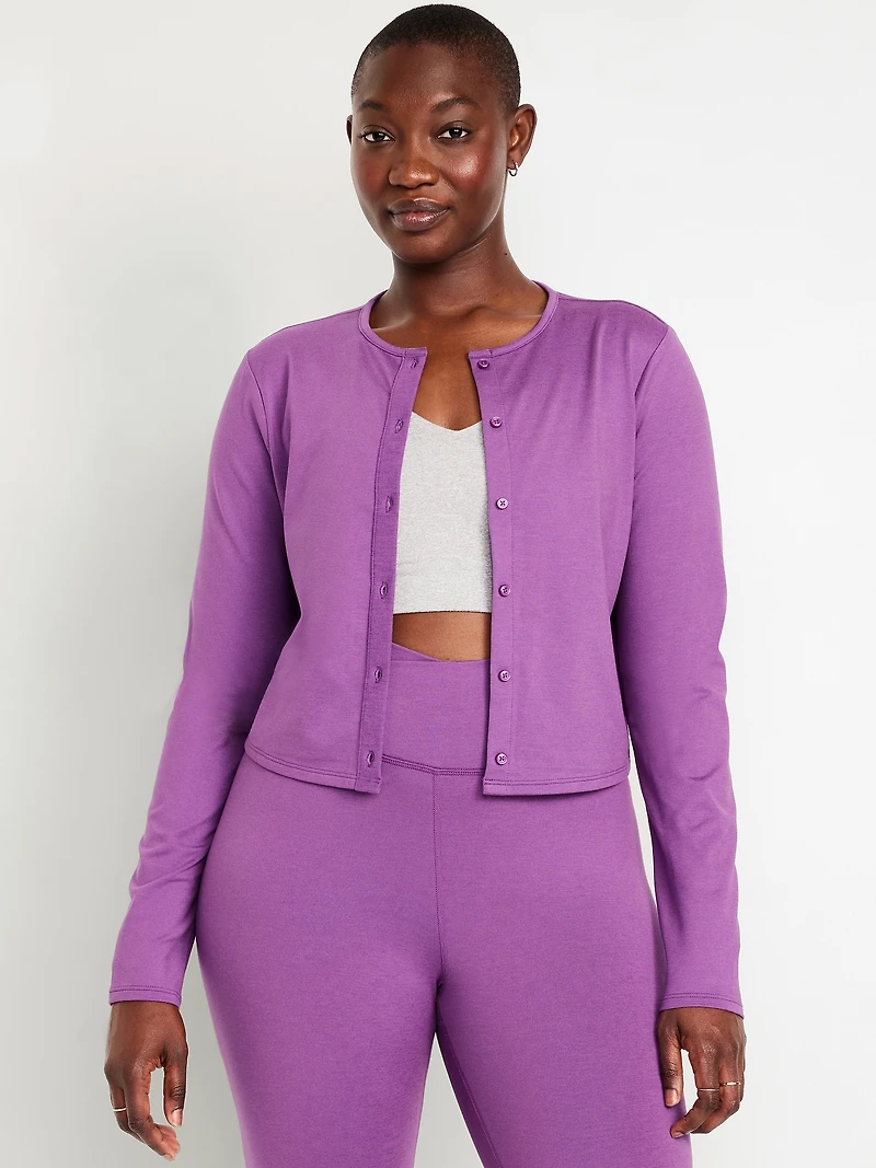 CloudComfy Cropped Cardigan