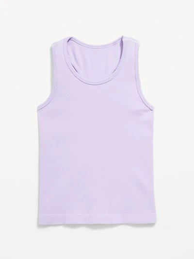 Seamless Fitted Performance Tank Top for Girls