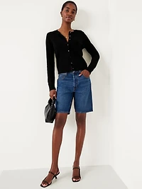 SoSoft Cropped Cardigan Sweater