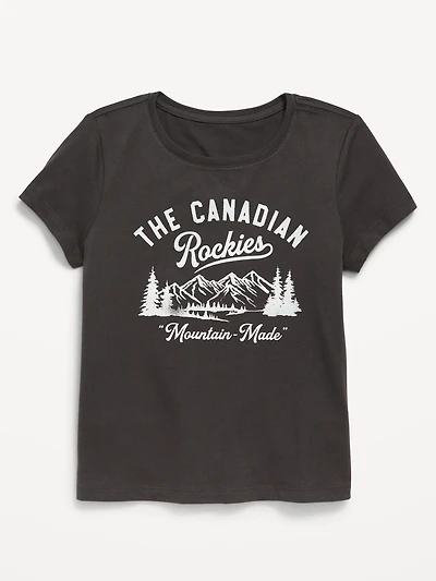 Short-Sleeve Canada Graphic T-Shirt for Girls
