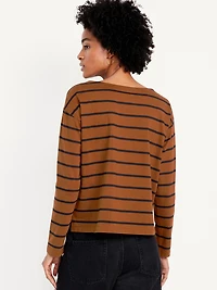 Long-Sleeve Mariner Loose T-Shirt