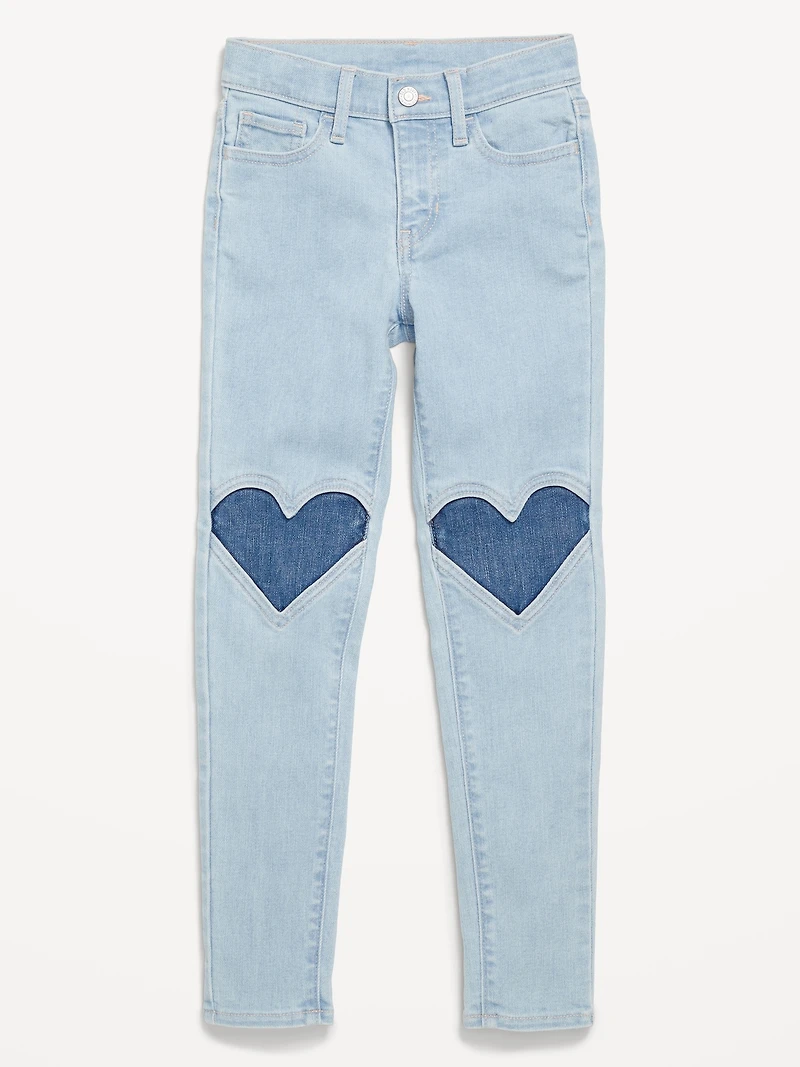 High-Waisted Rockstar 360° Stretch Jeggings for Girls