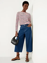 Long-Sleeve Mariner Loose T-Shirt