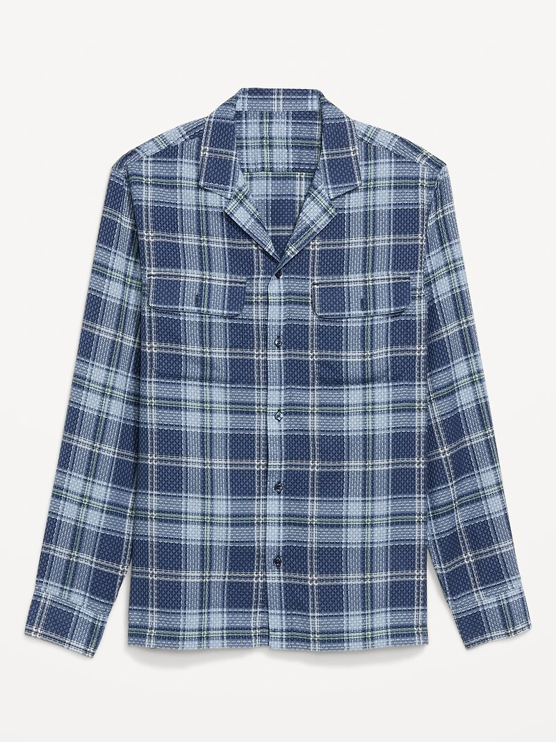 Lightweight Plaid Pocket Shirt