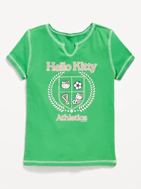 Hello Kitty® Fitted Ribbed Graphic T-Shirt for Girls
