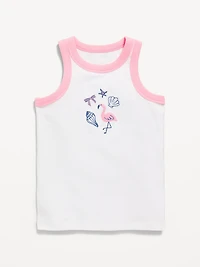 Fitted Ribbed Tank Top for Girls