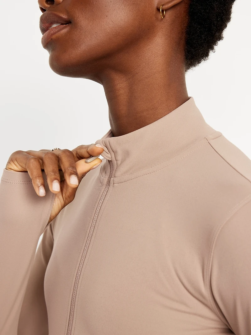 StudioSmooth Crop Full Zip