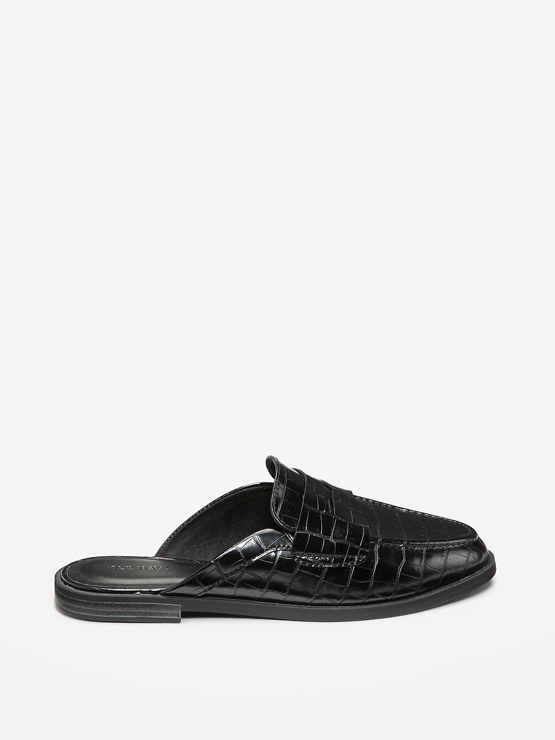 Loafer Mule Shoes for Women