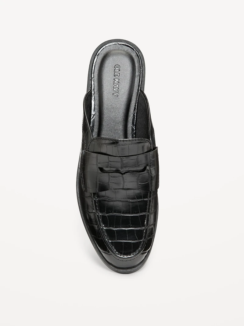 Loafer Mule Shoes for Women