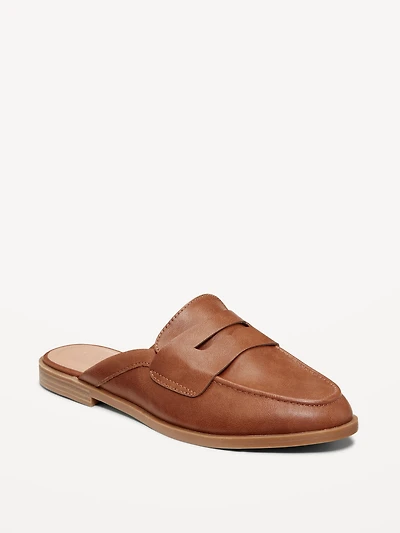 Loafer Mule Shoes for Women
