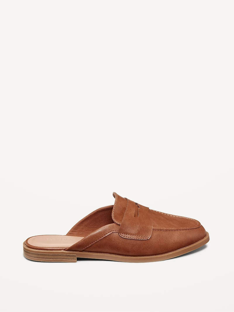 Loafer Mule Shoes for Women
