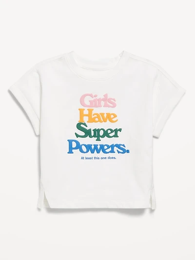 Dolman-Sleeve T-Shirt for Toddler Girls