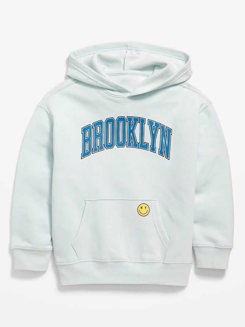 Favorite Fleece Oversized Graphic Pullover Hoodie for Boys