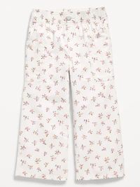 Pull-On Baggy Wide-Leg for Toddler Girls
