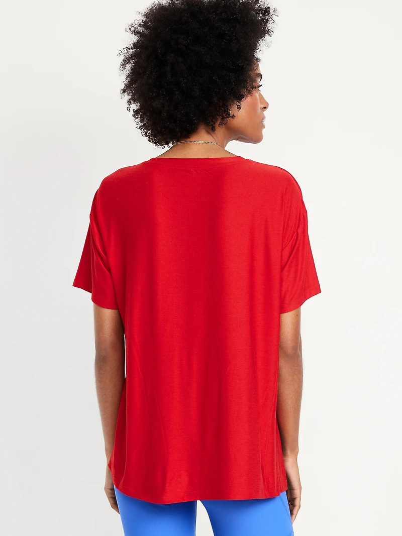 CloudMotion Oversized Graphic T-Shirt