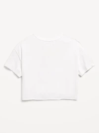 Hello Kitty® Oversized Cropped Graphic T-Shirt for Girls