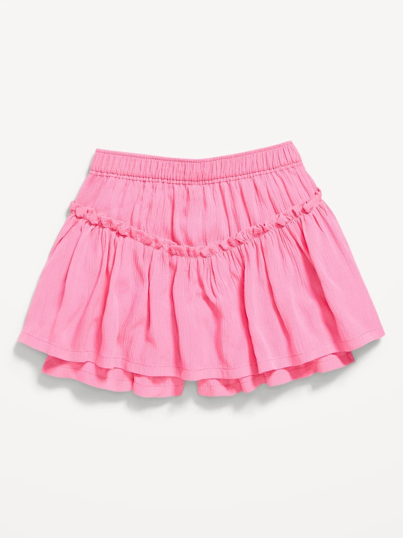 High-Waisted Skort for Toddler Girls