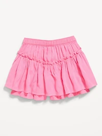 High-Waisted Skort for Toddler Girls