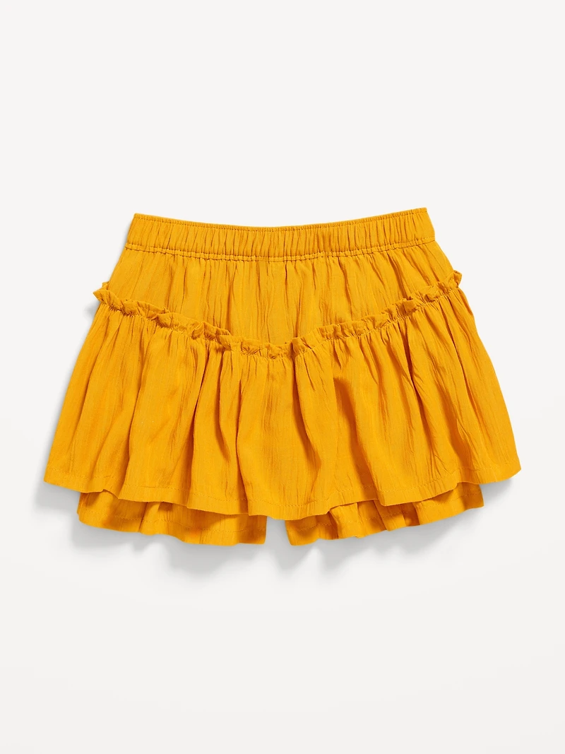 High-Waisted Skort for Toddler Girls