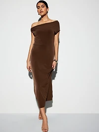 The Occasion by Old Navy One-Shoulder Midi Dress
