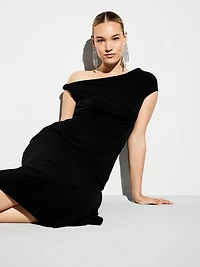 The Occasion by Old Navy One-Shoulder Midi Dress
