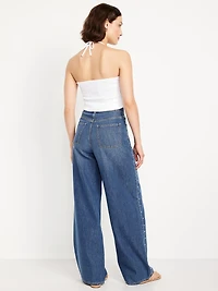 High-Waisted Baggy Wide-Leg Jeans