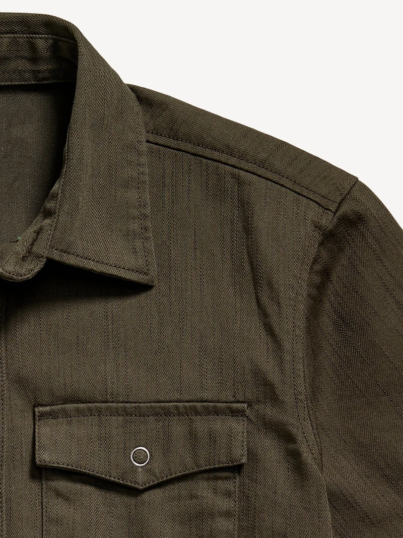Short-Sleeve Western Pocket Shirt for Boys