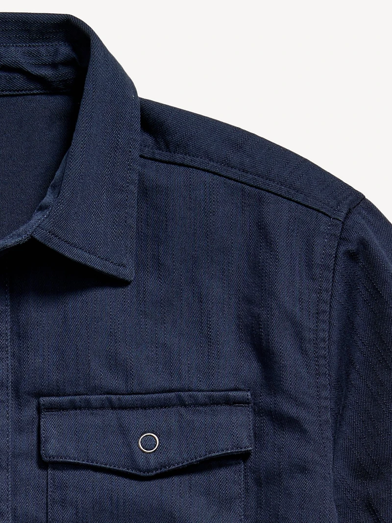 Short-Sleeve Western Pocket Shirt for Boys