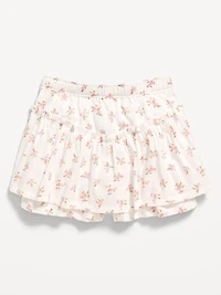 High-Waisted Skort for Toddler Girls