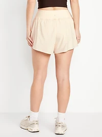 High-Waisted StretchTech 2-in-1 Shorts - 3-inch inseam