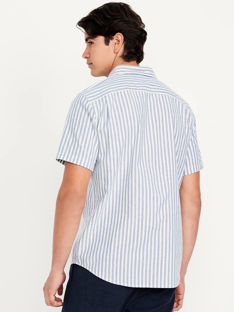 Classic Fit Everyday Striped Oxford Shirt